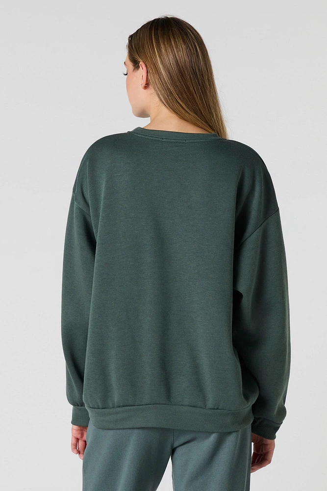 Oversized Fleece Sweatshirt