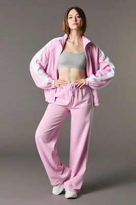 Pantalon en molleton à taille coulissante et imprimé Playboy