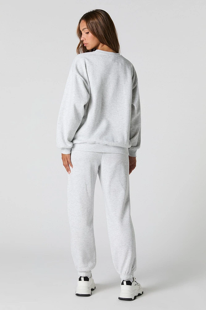 Fleece Boyfriend Jogger