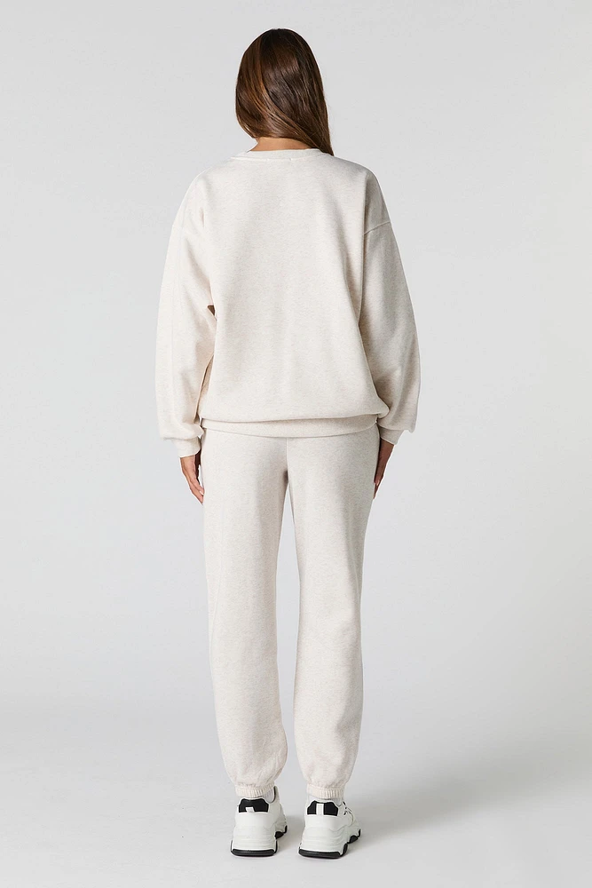 Fleece Boyfriend Jogger