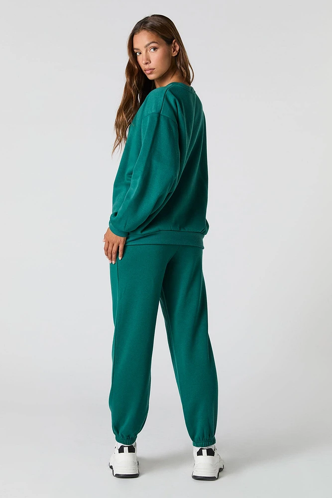 Fleece Boyfriend Jogger