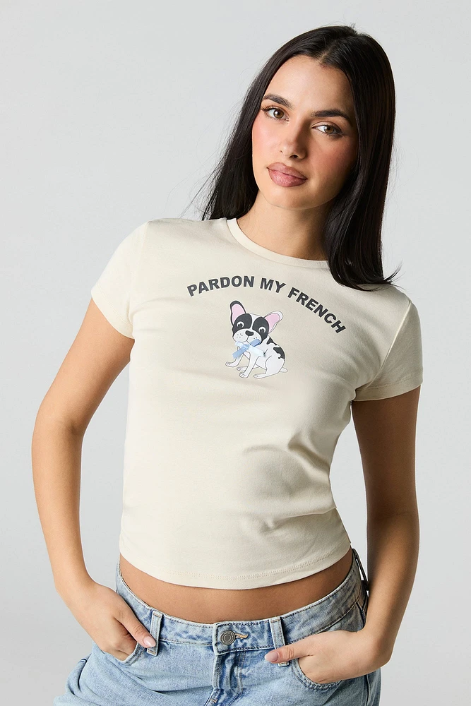 Graphic Cropped T-Shirt