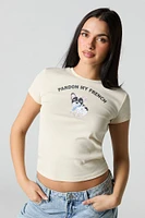 Graphic Cropped T-Shirt