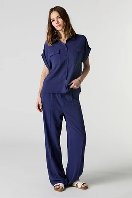 Pantalon plissé fluide