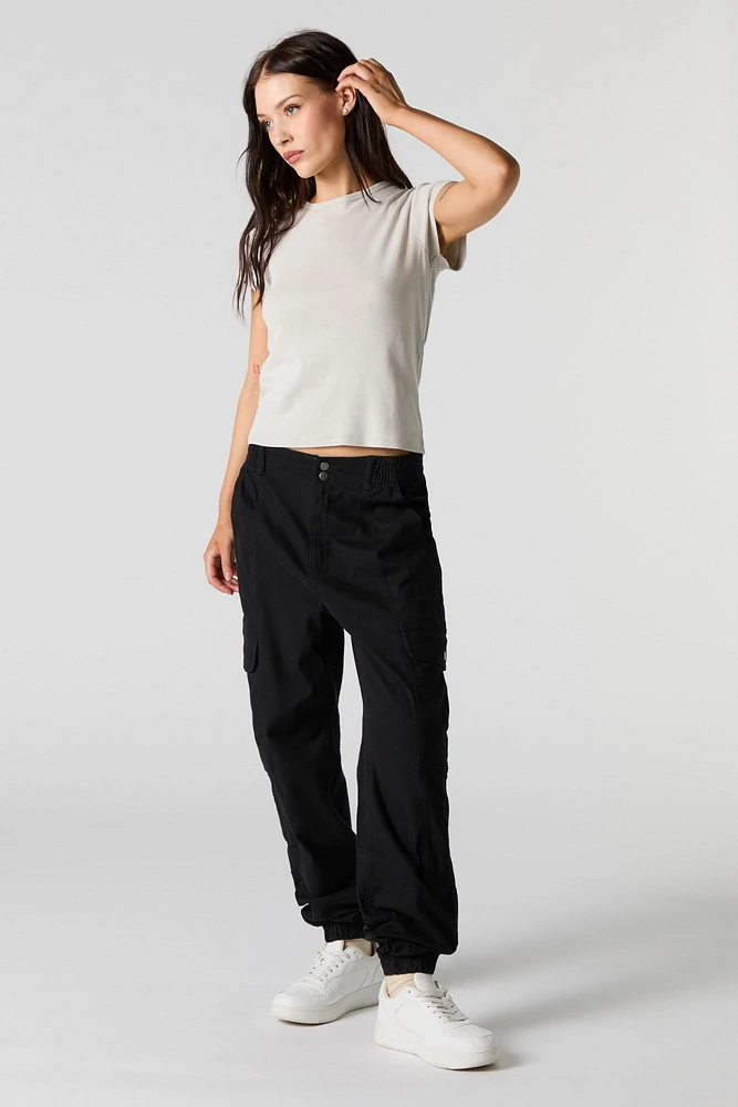 Double Buttoned Cargo Jogger