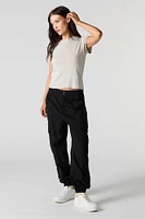 Double Buttoned Cargo Jogger
