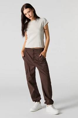 Double Buttoned Cargo Jogger