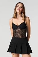 Pleated Mini Skort