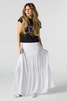 Tiered Maxi Skirt