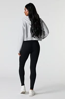Legging en molleton sans couture à taille haute