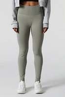 Legging en molleton sans couture à taille haute