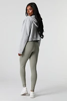 Legging en molleton sans couture à taille haute