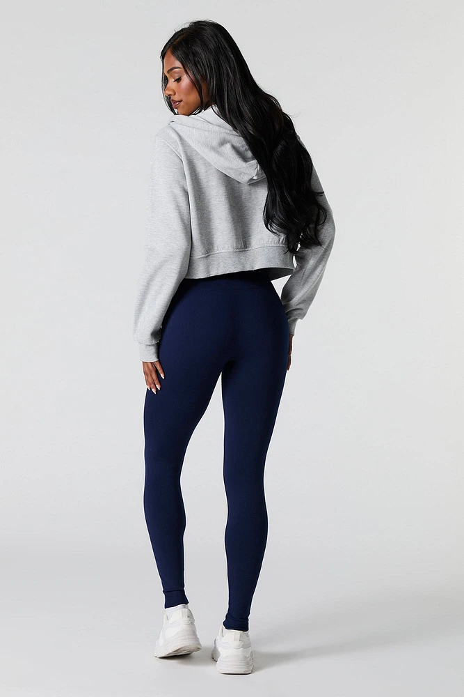Legging en molleton sans couture à taille haute