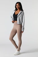 Legging en molleton sans couture à taille haute