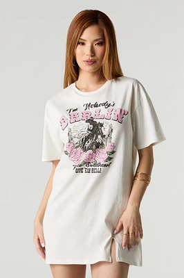 Minirobe t-shirt à imprimé western
