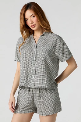 Drawstring Flowy Short