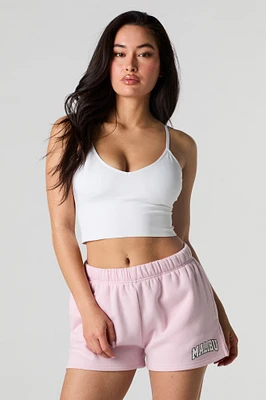 Graphic Fleece Short