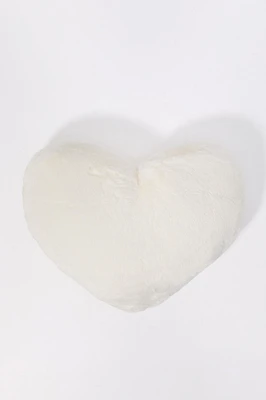 Coussin Coeur en peluche