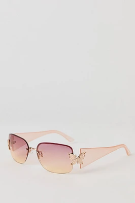 Lunettes de soleil Papillon sans monture
