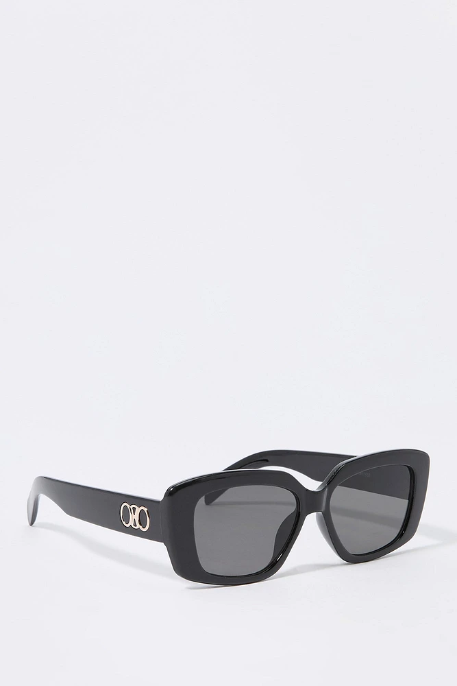 Lunettes de soleil surdimensionnées