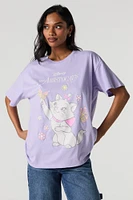 T-shirt de coupe garçonne à imprimé The Aristocats Marie