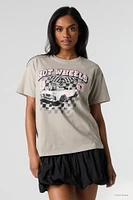 T-shirt de coupe garçonne à imprimé Hot Wheels™ 1968