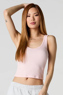 Camisole Skimmer côtelée à col en V