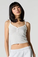 Ribbed Henley Cami
