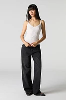 Camisole avec liséré de dentelle et encolure en V