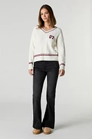 Black Wash Flare Stretchy Jean