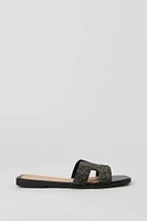 Rhinestone H Band Sandal