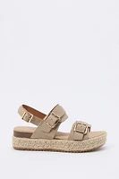 Buckled Espadrille Sandal