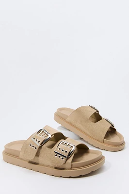 Grommet Buckle Sandal
