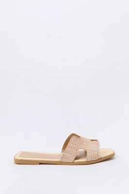 Sandales avec bandes en H