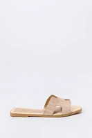 Sandales avec bandes en H