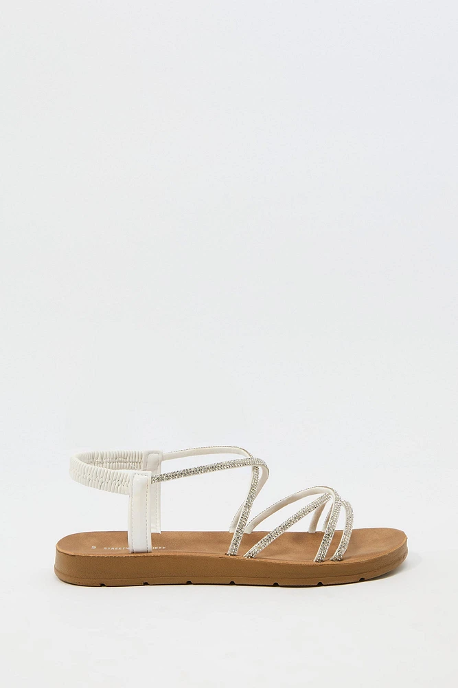 Strappy Rhinestone Sandal