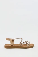 Strappy Rhinestone Sandal