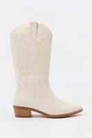Low Heel Cowboy Boot