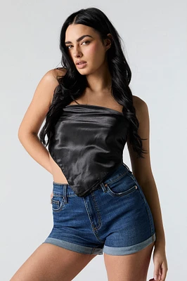 Écharpe en satin uni