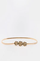 Metal Rosette Waist Belt