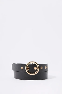 Ceinture avec boucle circulaire
