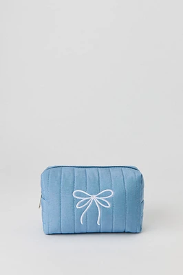 Trousse à maquillage broderie de boucle