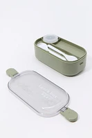 Lunch Box & Water Bottle Set (4 Pcs)
