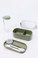 Lunch Box & Water Bottle Set (4 Pcs)