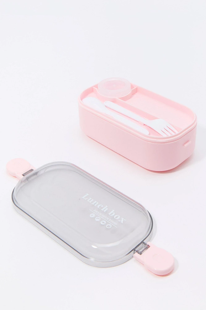 Lunch Box & Water Bottle Set (4 Pcs)