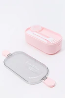 Lunch Box & Water Bottle Set (4 Pcs)