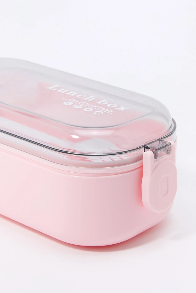 Lunch Box & Water Bottle Set (4 Pcs)