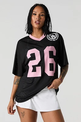 Mesh Graphic Football Jersey