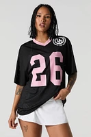 Mesh Graphic Football Jersey