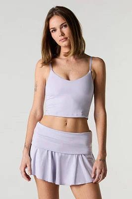 Minijupe-short Active avec taille pliée et poches